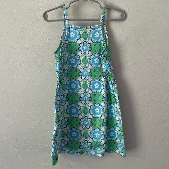 Hanna Andersson Floral Medallion Sundress Blue/Green Child’s Size 100 (4) - Picture 5 of 6